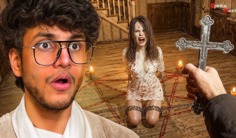 I Performed Real Exorcism of a Possessed Girl (Spiritus Sancti Horror Game)