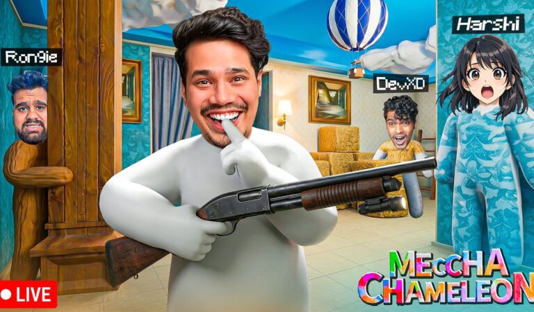MECCHA CHAMELEON WITH DA GANG 😎🤣| GAMERFLEET