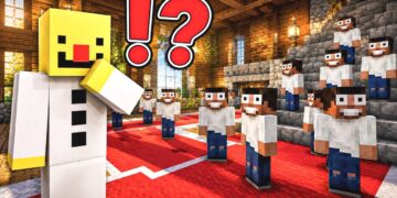 Minecraft, Hide and Seek with 100 Friends || Minecraft Mods || Minecraft gameplay
