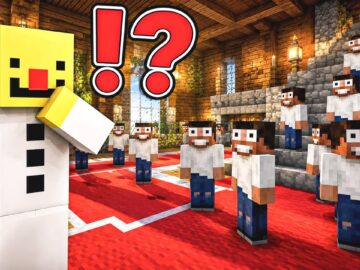 Minecraft, Hide and Seek with 100 Friends || Minecraft Mods || Minecraft gameplay