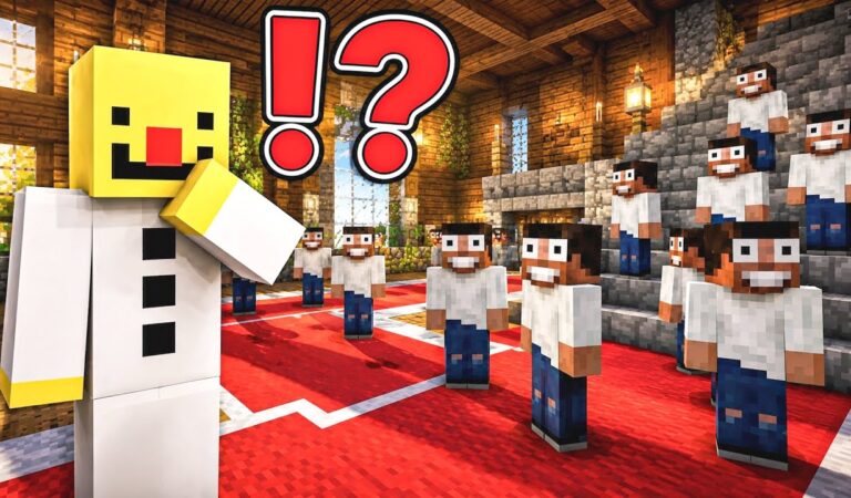Minecraft, Hide and Seek with 100 Friends || Minecraft Mods || Minecraft gameplay