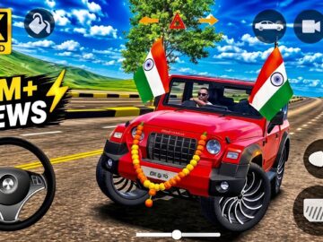 Modified Mahindra Thar 😈Games: Indian Red Thar (Gadi Wala Games)Car Game Android Game #2026