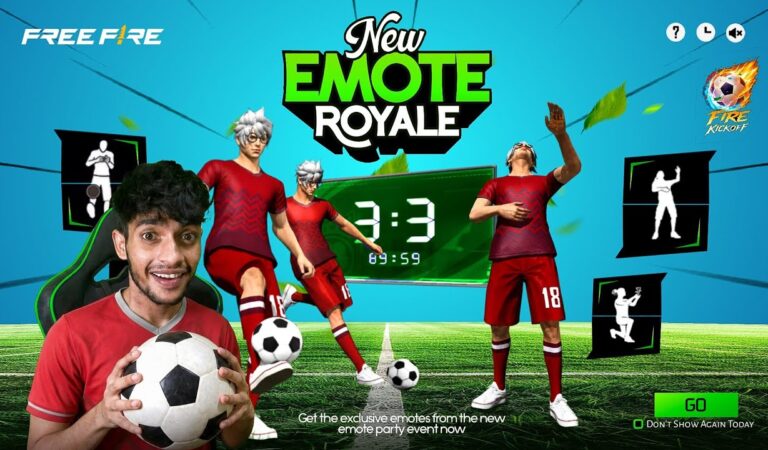 NEW EMOTE ROYALE ⚽️ Free Fire Max