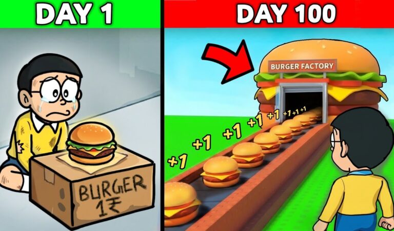 Nobita Opened Burger Shop in Roblox 🤑