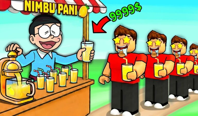 Nobita Opened Nimbu Paani Shop🥤