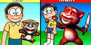 Nobita Stuck In EVIL TALKING TOM HOUSE
