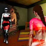 PLAYING AS KAMLA IN AKAI ONNA HORROR GAME || KAMLA VS SCARY AKAI ONNA