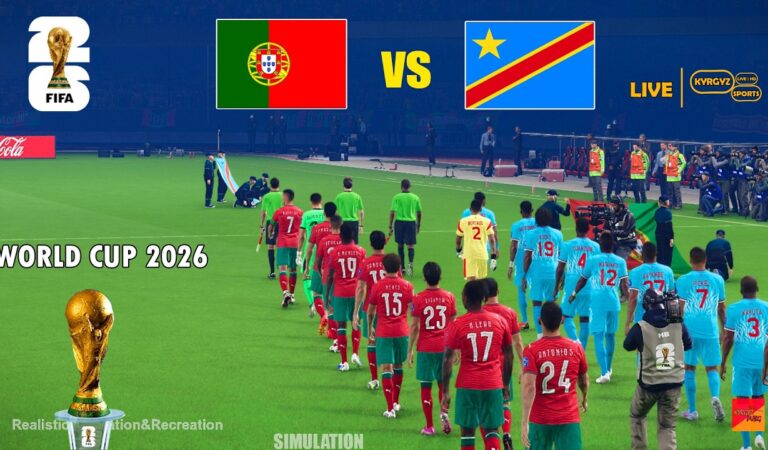 PORTUGAL vs DR CONGO | FIFA World Cup 2026 Group K | Full Match Simulation & Prediction PES 2021