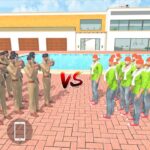 Police gang vs Jack gang 😱💥 Indian theft auto simulator 🚨