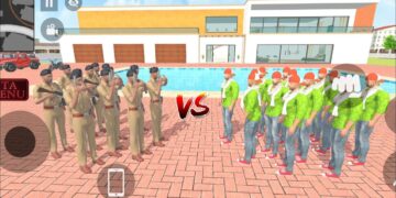 Police gang vs Jack gang 😱💥 Indian theft auto simulator 🚨