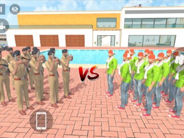 Police gang vs Jack gang 😱💥 Indian theft auto simulator 🚨