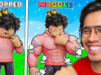 ROBLOX BUT YOU GET HANDSOME EVERY SECOND 😱