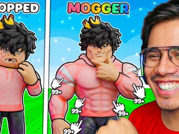 ROBLOX BUT YOU GET HANDSOME EVERY SECOND 😱