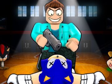 SONIC PRETEND TO BE DEAD IN ROBLOX !!