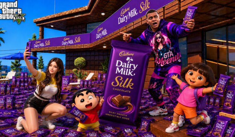 Shinchan & Franklin Builds a Dairy Milk Chocolate House 🍫🤯 | GTA 5 Tamil Mods