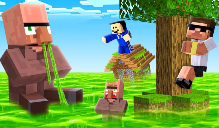Survivng Doorbin’s Nose Flood in Minecraft..