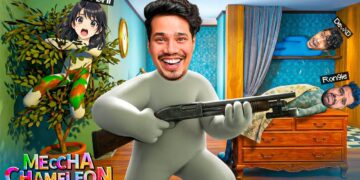 TROLLING FRIENDS IN MECCHA CHAMELEON😱🤣| 500IQ GAMEPLAY