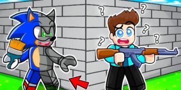 TROLLING NOOBS IN PAINT OR SEEK IN ROBLOX !!