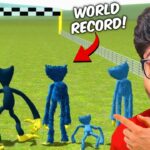 WHO is the FASTEST HUGGY WUGGY? (Poppy Playtime Chapter 1, 2, 3, 4, 5, 6) | AYUSH MORE 😱