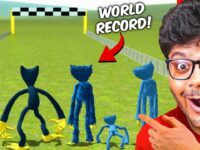 WHO is the FASTEST HUGGY WUGGY? (Poppy Playtime Chapter 1, 2, 3, 4, 5, 6) | AYUSH MORE 😱