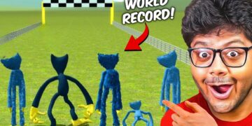 WHO is the FASTEST HUGGY WUGGY? (Poppy Playtime Chapter 1, 2, 3, 4, 5, 6) | AYUSH MORE 😱