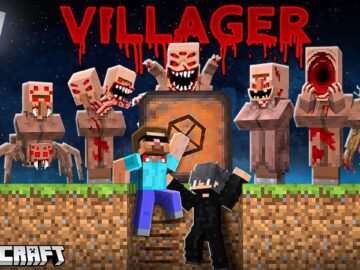 We Created BUNKER to Survive SCARY VILLAGERS in Minecraft...