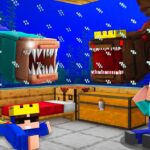 We Surviving From Scary Entities Bloop In Minecraft!