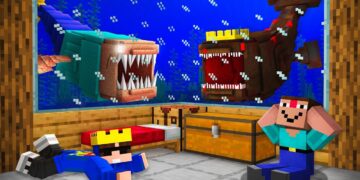 We Surviving From Scary Entities Bloop In Minecraft!