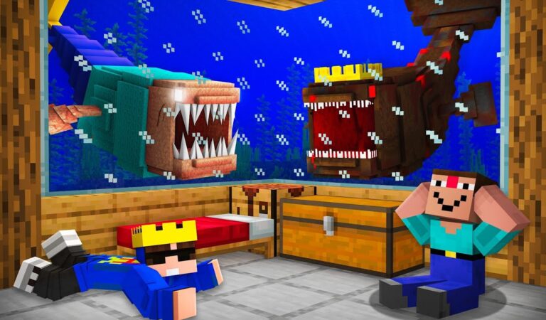 We Surviving From Scary Entities Bloop In Minecraft!