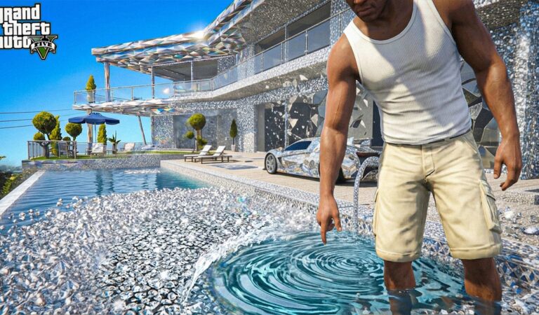 Whatever Franklin Touches Turns Into DIAMOND ! (GTA 5 Mods)