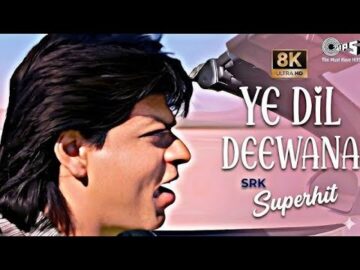 Yeh Dil Deewana | Shah Rukh Khan| 8k |(ये दिल दीवाना) | Nadeem-Shravan | Pardes