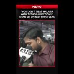 "You Don't Treat Malaria With Typhoid Injections": Khan Sir On NEET Paper Leak