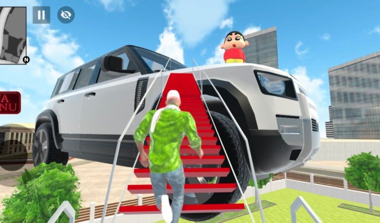 💥😱jack Shinchan Find Big Difender Car 🚗 🎉 in Indian Theft Auto simulator game | 🤯