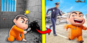 শিনচান কি পারবে এই বিপজ্জনক জেল থেকে পালাতে?😱!!! Gta5