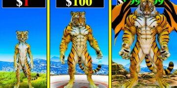 $১ এর  TIGER থেকে $১,০০০,০০০ STRONGEST TIGER এ  আপগ্রেড ! GTA 5