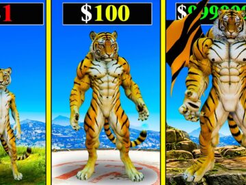 $১ এর  TIGER থেকে $১,০০০,০০০ STRONGEST TIGER এ  আপগ্রেড ! GTA 5
