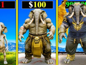 $1 ELEPHANT to $1,000,000 GOD ELEPHANT in GTA 5