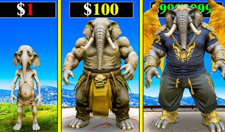 $1 ELEPHANT to $1,000,000 GOD ELEPHANT in GTA 5