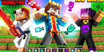 100 Days But You HAVE CUSTOM HUNGER In Minecraft 😱