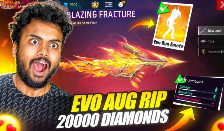 Best Evo Level 7 Aug Skin In Free Fire 😱 Rip 20000 Diamonds – Garena Free Fire Max