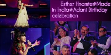Esther Hnamte#Adani Birthday celebration.Made In India🇮🇳