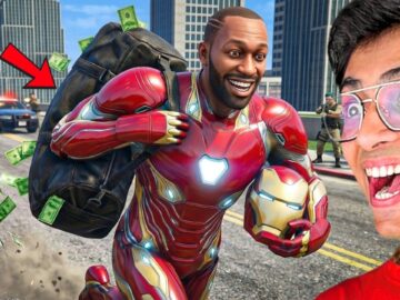 FRANKLIN Used IRONMAN SUIT For Biggest Robbery😱 in INDIAN BIKE DRIVING 3D