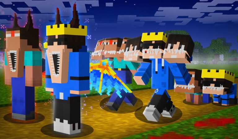 From Birth to Death as a Scary Entity in Minecraft..