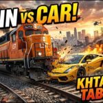 GTA 5 LIVE | Train vs 100 Luxury Cars 😱🔥 कौन बचेगा?