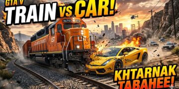 GTA 5 LIVE | Train vs 100 Luxury Cars 😱🔥 कौन बचेगा?