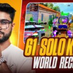 I MADE A WORLD RECORD OF 61 SOLO KILLS IN BGMI | TAG LoLzZz OR WHAT