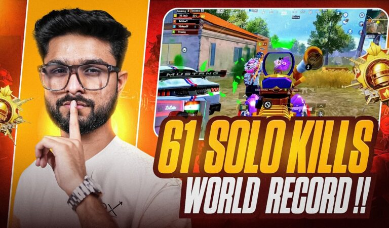 I MADE A WORLD RECORD OF 61 SOLO KILLS IN BGMI | TAG LoLzZz OR WHAT