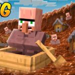 My Village Got Flooded with Chocolate in Minecraft..