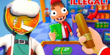 Selling Illegal Items to my Customers in VR!