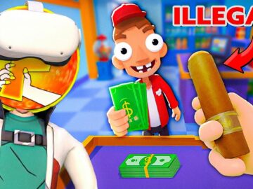 Selling Illegal Items to my Customers in VR!